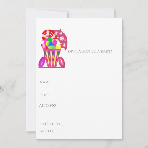 Childrens Invitation to Birthday Party