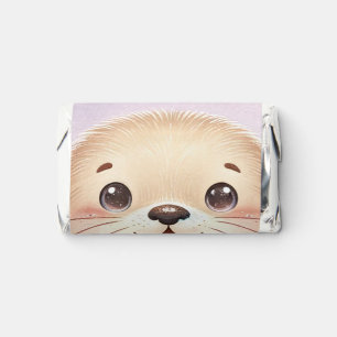 Children's Lilac Sea Otter Cute Birthday Party Hershey's Miniatures
