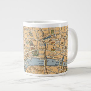 Children's Map of London, England Giant Coffee Mug