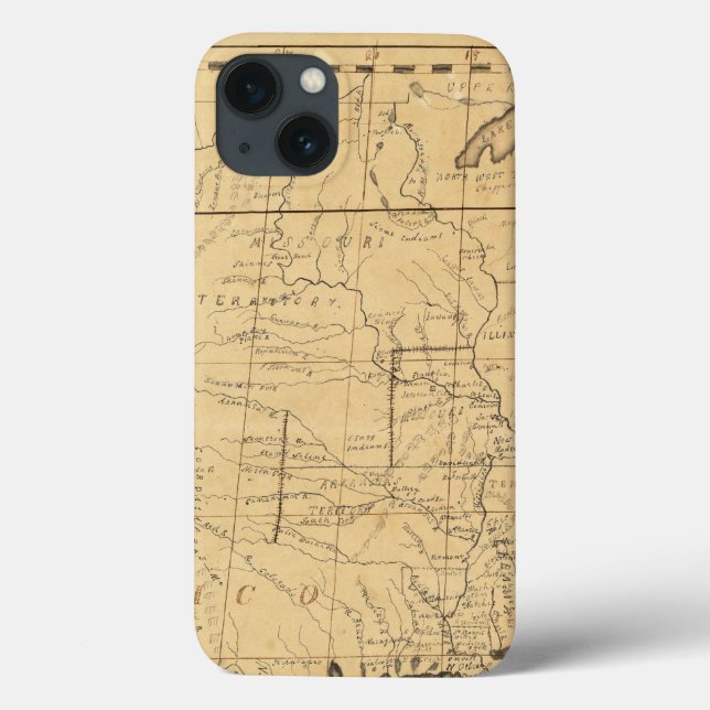 Children's Map Of The United States Case-Mate iPhone Case (Back)