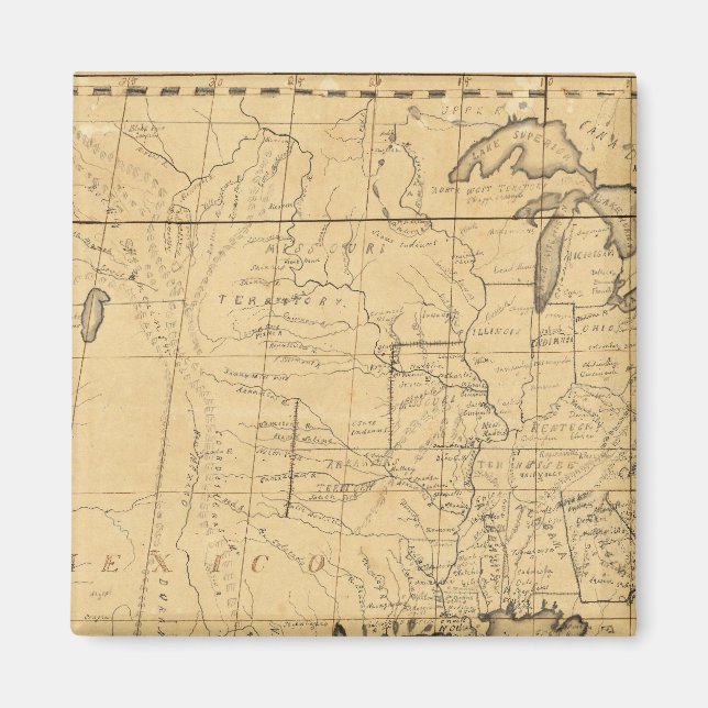 Children's Map Of The United States Magnet (Front)