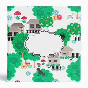 Children's motifs 3 ring binder