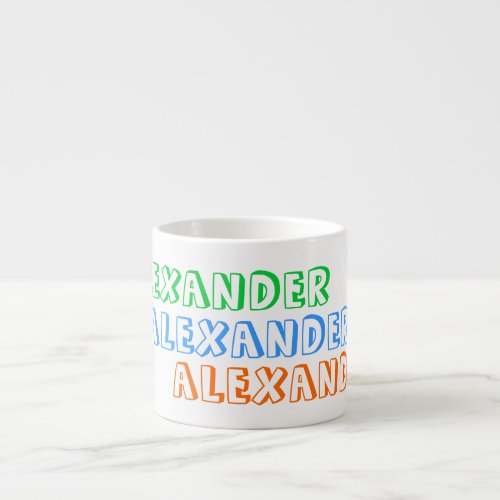 Childrens mug with personalized name for kids