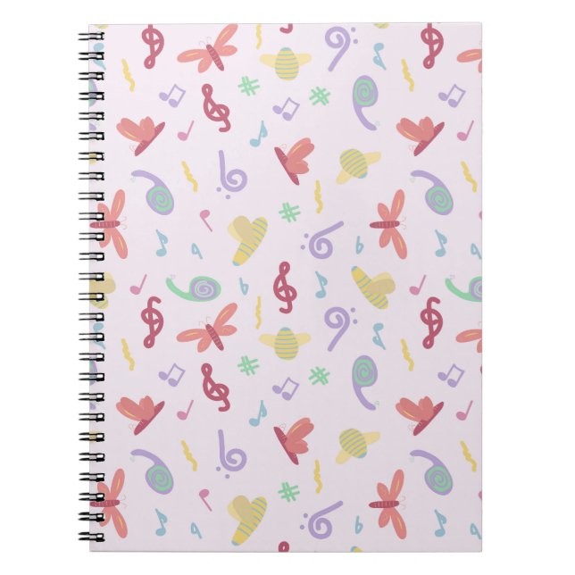 children's music pattern notebook (Front)