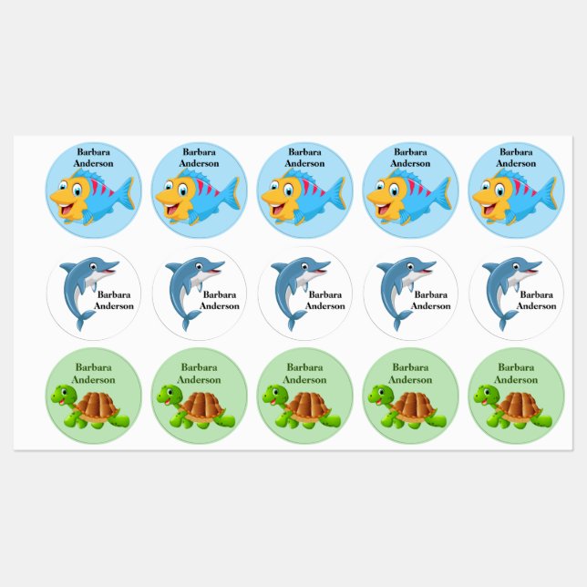 Children's Name Labels (Sheet)