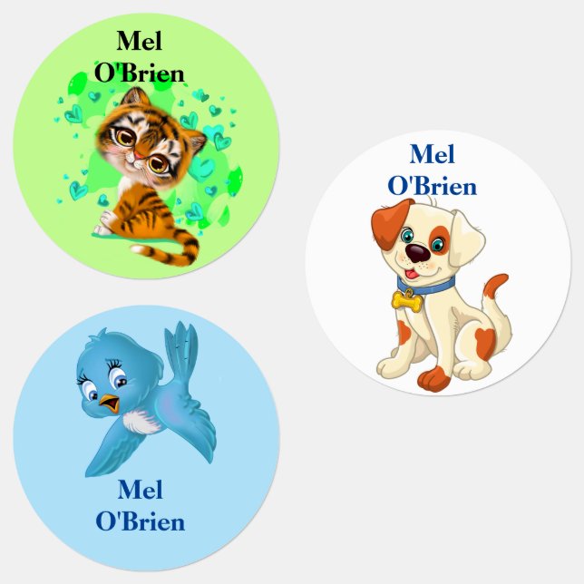 Children's Name Labels (Group)