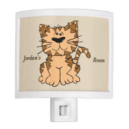 Children&#39;s Night Light Cute Tabby Kitten