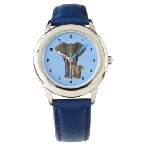 Childrens numbered Elephant Watch