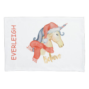 Children's Personalized Christmas Pillowcase