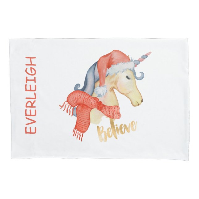 Children's Personalized Christmas  Pillowcase (Front)