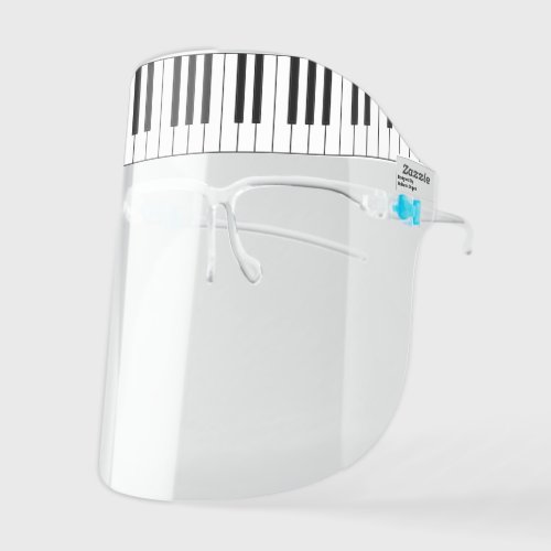 Childrens Piano Keys Music Kids Face Shield