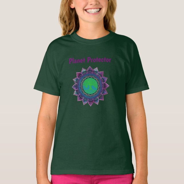 Children's Planet Protector Tee shirt (Front)