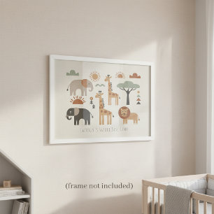 Children's Playful Safari Adventure ID1268 Acrylic Print