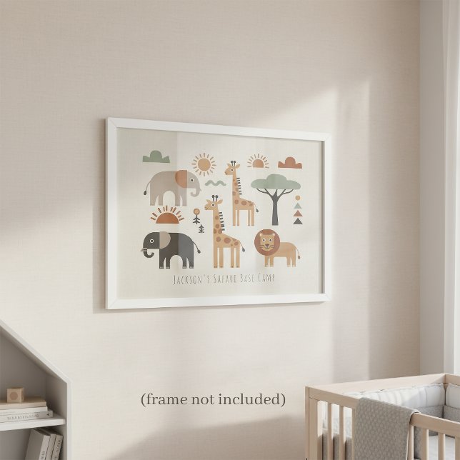 Children's Playful Safari Adventure ID1268 Acrylic Print (Creator Uploaded)