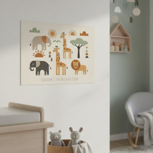 Children's Playful Safari Adventure ID1268 Poster