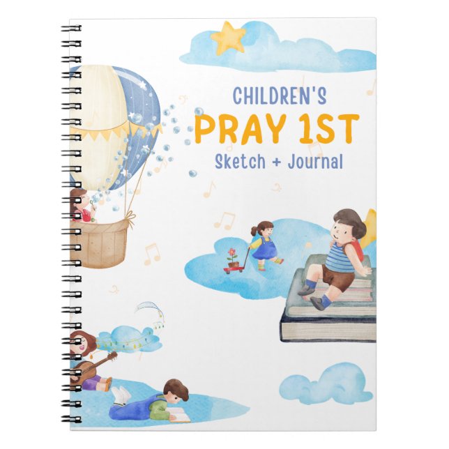 CHILDREN'S PRAY 1ST SPIRAL NOTEBOOK (Front)