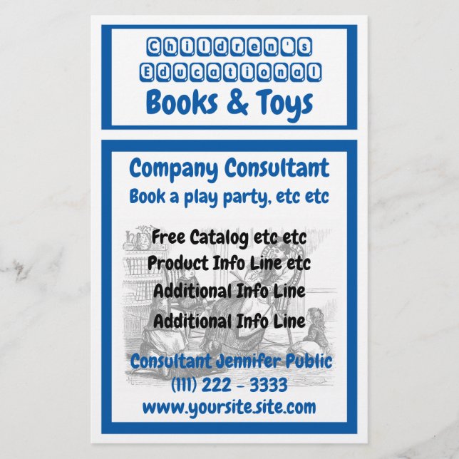 Children's Product Business Flyer (Front)
