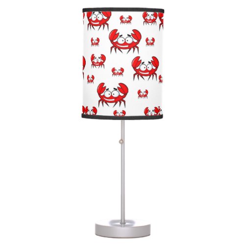 childrens red crab lamp