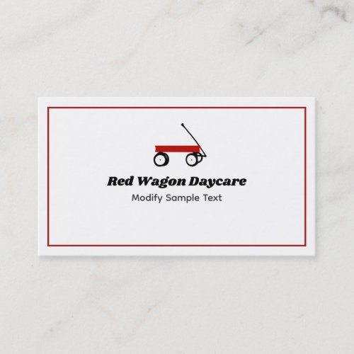 Red Wagon Business Cards
