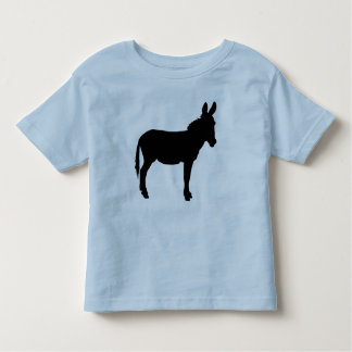 Childrens retro ringer tshirt with donkey logo
