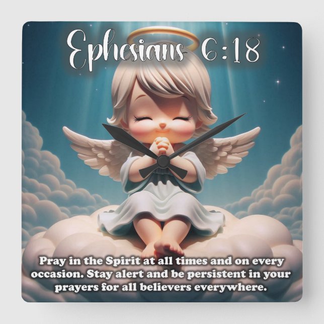 Childrens Room Christian Clock (Front)