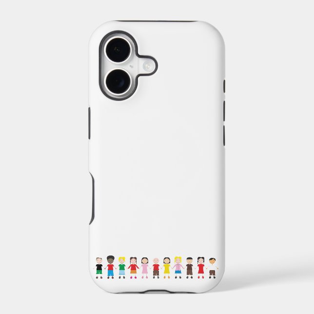 Children's Row Iphone Case (Back)