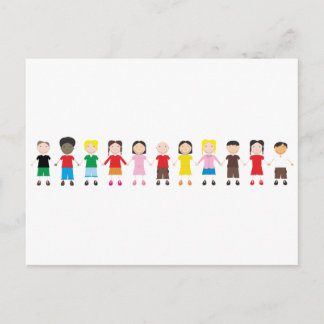 Children's Row Postcard