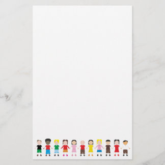 Children's Row Stationery