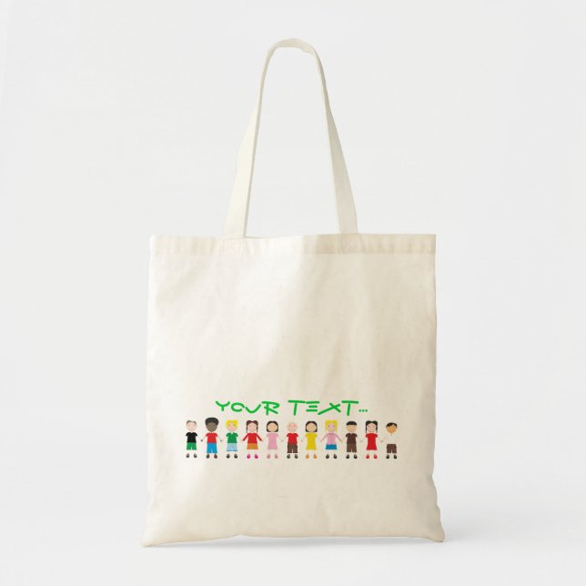 Children's Row Tote Bag (Front)