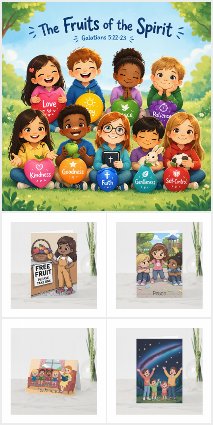 Children's Scripture Cards: Fruit of the Spirit