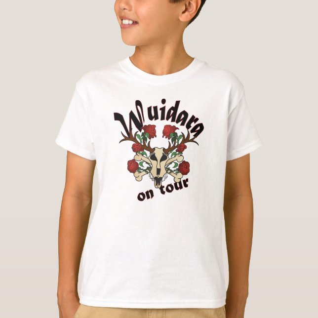 Children's shirt motif Roses with the head (Front)