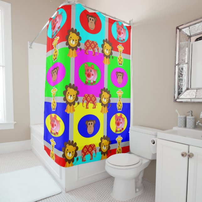 Children's Shower Curtain (In Situ)