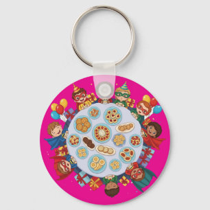 Children's Superhero Costume Party Keychain