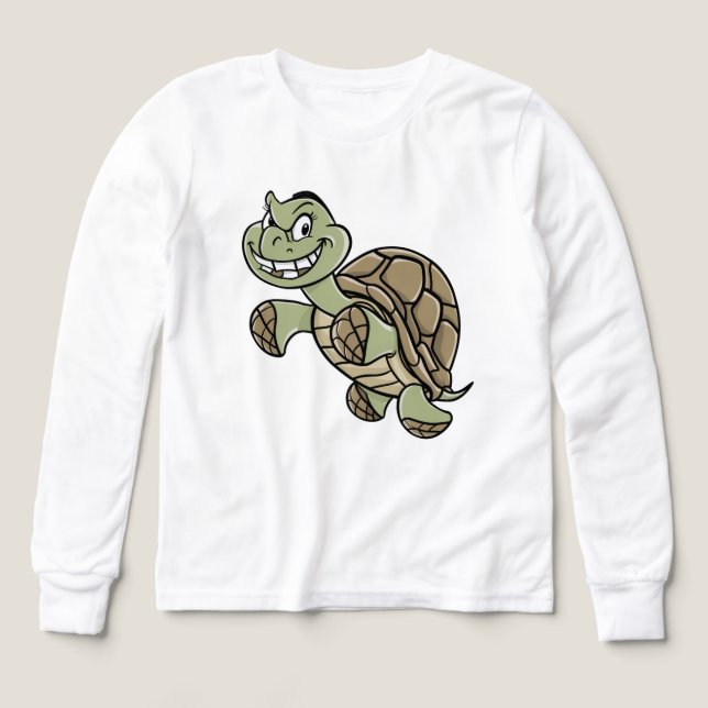 🐢 children's sweater - low turtle (Design Front)