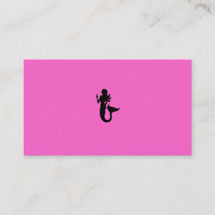 Children's Swim Instructor_Mermaid-themed biz card