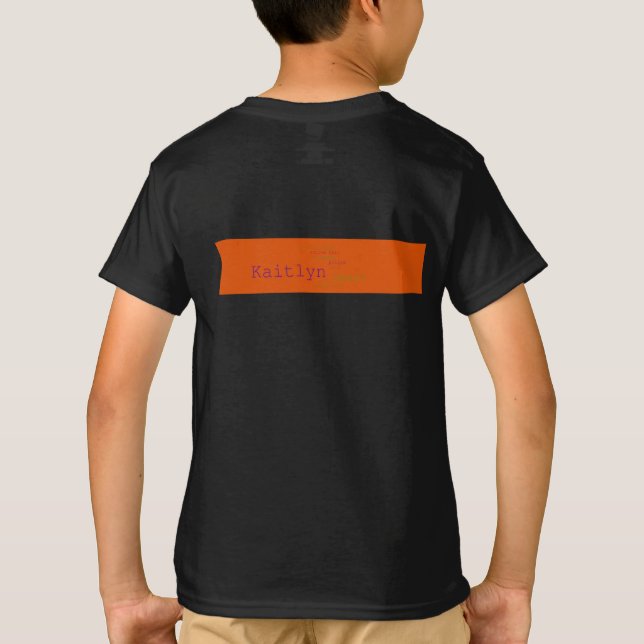 Children's Tops: back layout T-Shirt (Back)