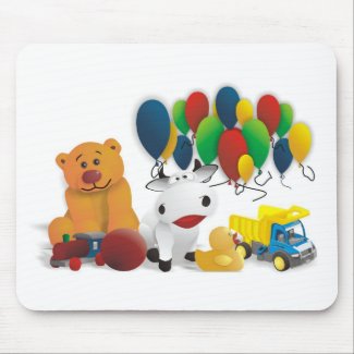 Children's toy mouse pad