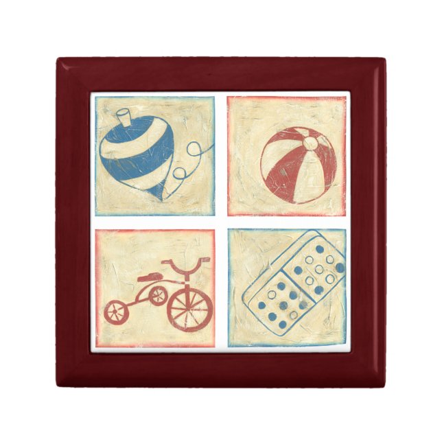 Children's Toys by Chariklia Zarris Jewelry Box (Front)