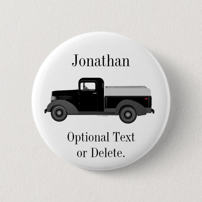 Children's Truck Button Pin (Front)