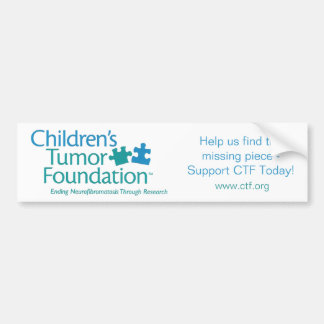 Children's Tumor Foundation Bumper Sticker
