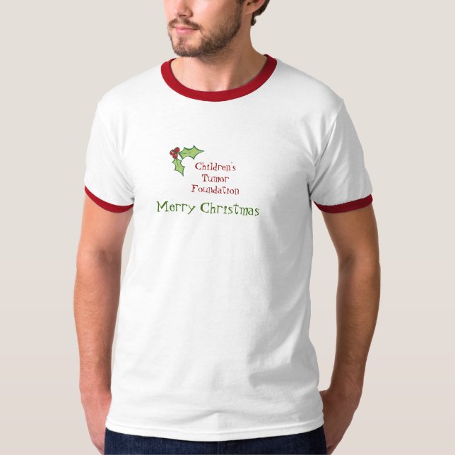 Children's Tumor Foundation Christmas T-Shirt (Front)