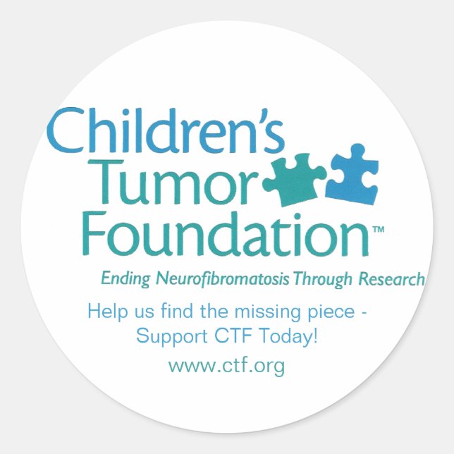 Children's Tumor Foundation Sticker - Customized (Front)