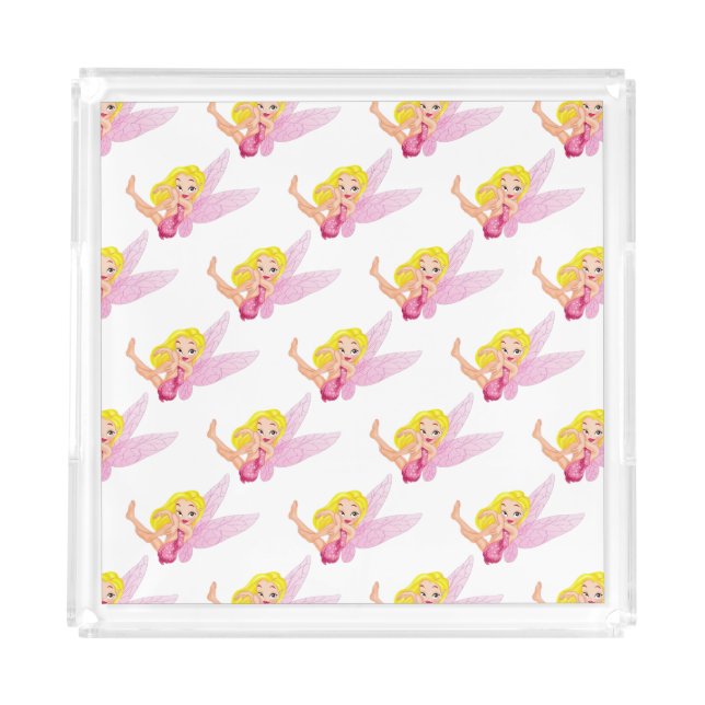 Children's Vanity Tray/Fairy Acrylic Tray (Front)