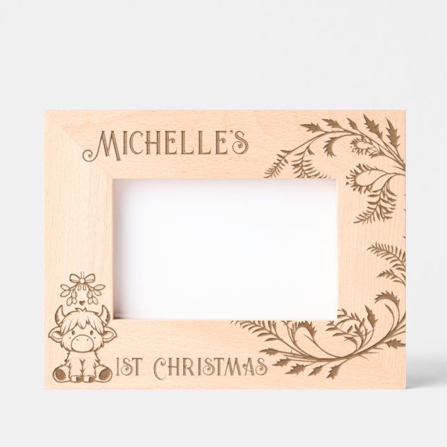 Childs 1st Christmas Engraved Frames (Front)