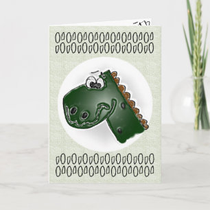 Childs 3rd Birthday 3D Dinosaur Card