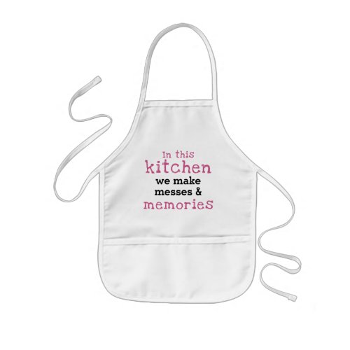 Childs Apron Messy Kitchen Apron