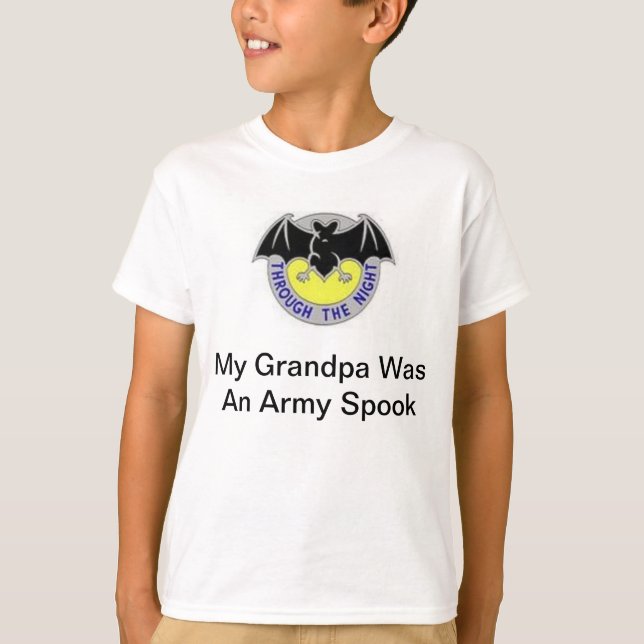 Child's Army Security Agency Grandpa Shirt (Front)