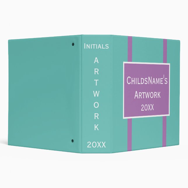 Child's Artwork Binder (Background)