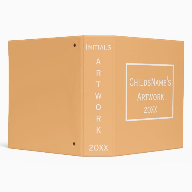 Child's Artwork Binder (Background)