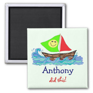 Child's Artwork Personalized Magnet